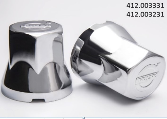TAPA DE TUERCA DE RUEDA VENKA COMPATIBLE LOGO VOLVO 33MM VENKA                                                                                        