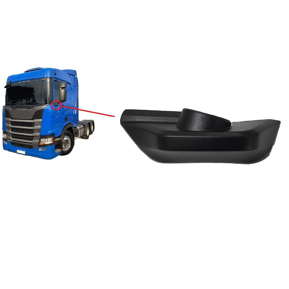 TAPA SOPORTE ESPEJO INFERIOR IZQUIERDO SCANIA NTG OEM 2249309