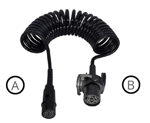 CHICOTE LUCES VOLVO 7 X 15 PINES TIPO ABS 6.5 MTS                                                                                                     