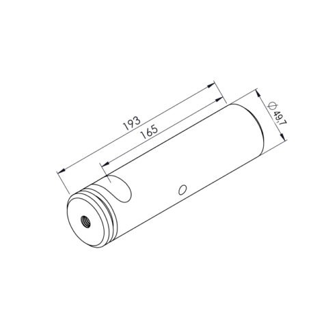 PERNO BALANCIN VW FORD SCANIA VOLVO 50MM X 193MM 1CHAVETA SOLA                                                                                        