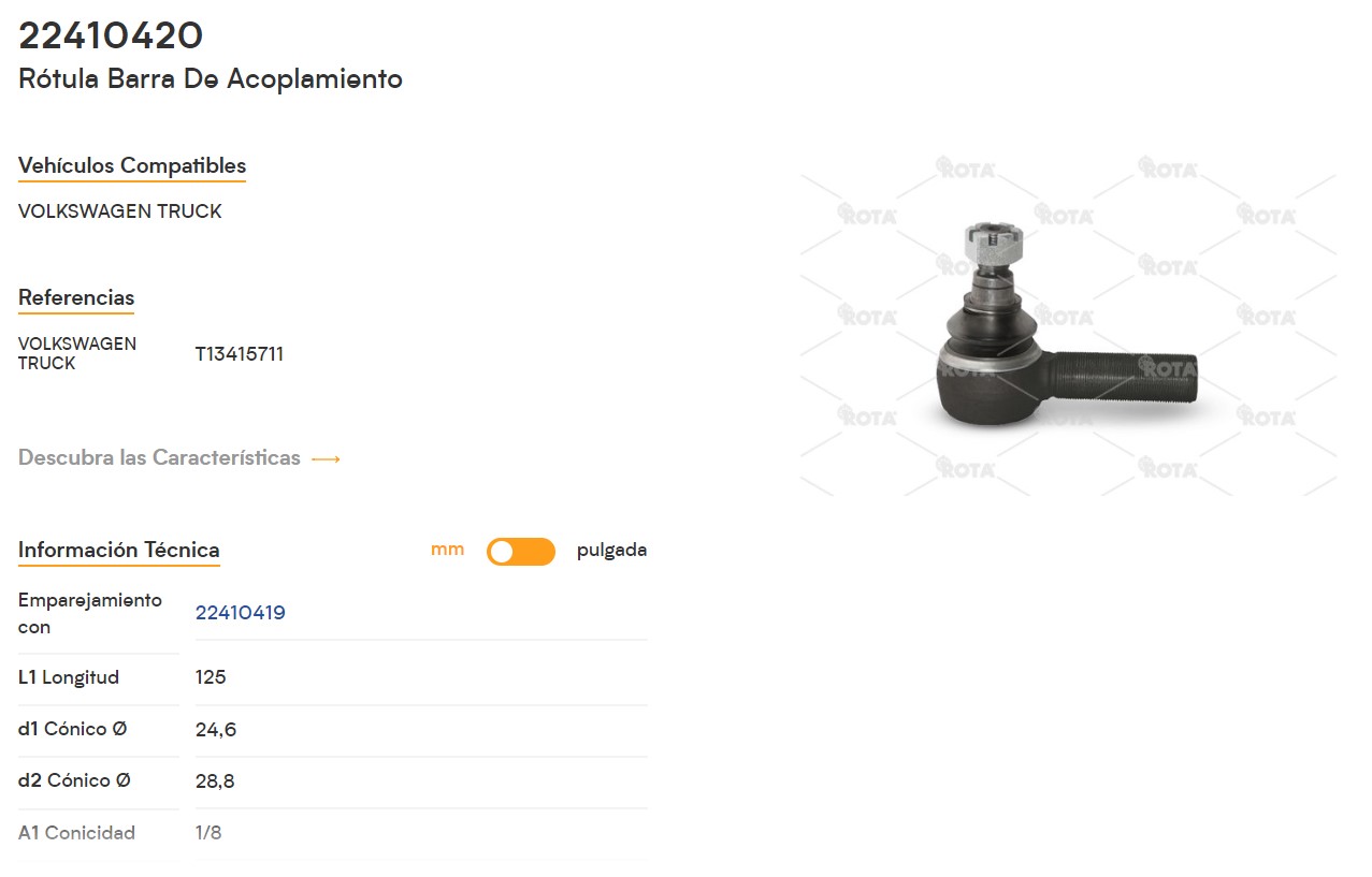 PUNTERO VW T13415711 IZQUIERDO N621                                                                                                                   