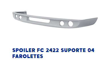 SPOILER FORD CARGO 2422 CON SOPORTE FAROL                                                                                                             