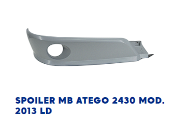 SPOILER MERCEDES BENZ ATEGO 2013 CON SOPORTE CAMINERO LADO DERECHO                                                                                    