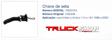 LLAVE SEÑALERO Y LUCES SCANIA 114-124 SERIE 4 OEM 1402448 KOSTAL                                                                                      