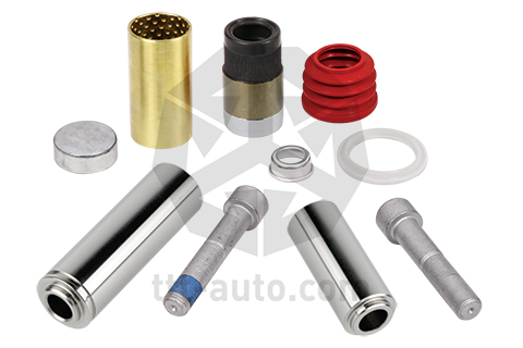 KIT DE GUIAS Y GOMAS MORDAZA FRENO SCANIA MERCEDES ACTROS MAN STRALIS EUROCARGO                                                                       