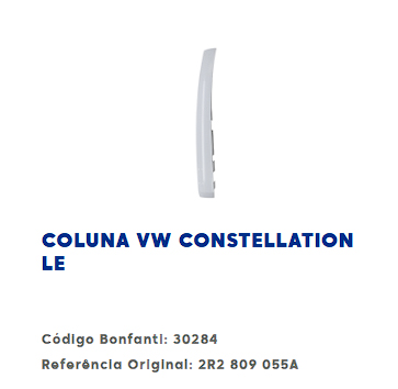 COLUMNA DE CAPO LATERAL VW CONSTELLATION LADO IZQUIERDO                                                                                               