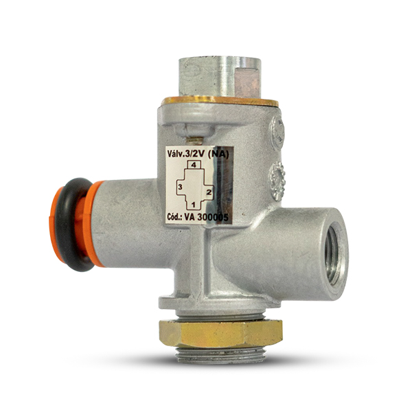 VALVULA BLOQUEO 3/2 VIAS REMOLQUE RANDON NOMA GUERRA FACCHINI ROSCA 16MM TRL-3548UD02 - ENG401380                                                     