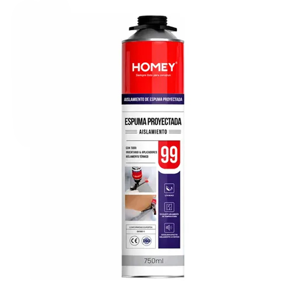ESPUMA POLIURETANO PROYECTABLE 99 750ML HOMEY                                                                                                         