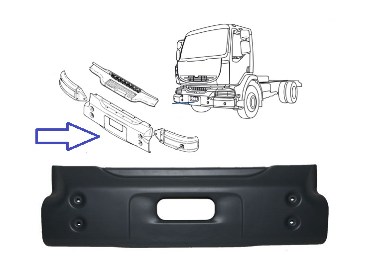 PARAGOLPE DELANTERO CENTRAL RENAULT MIDLUM VOLVO VM 5010225412 7420897272                                                                             