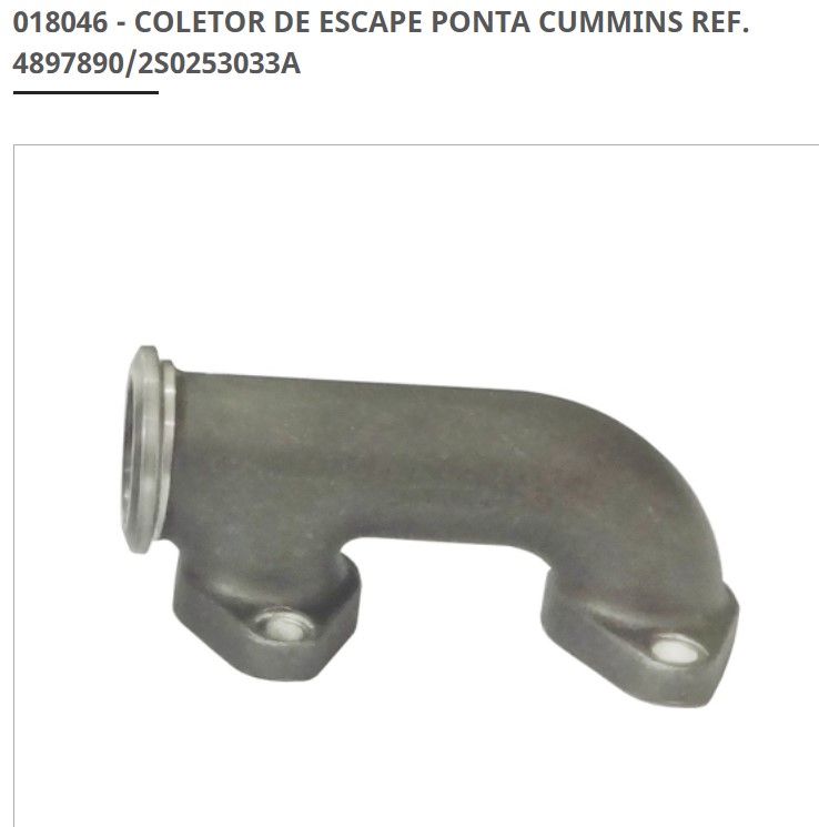 MULTIPLE ESCAPE PUNTA CUMMINS ISB 6 MAN VW FORD 4897890/2S0253033A