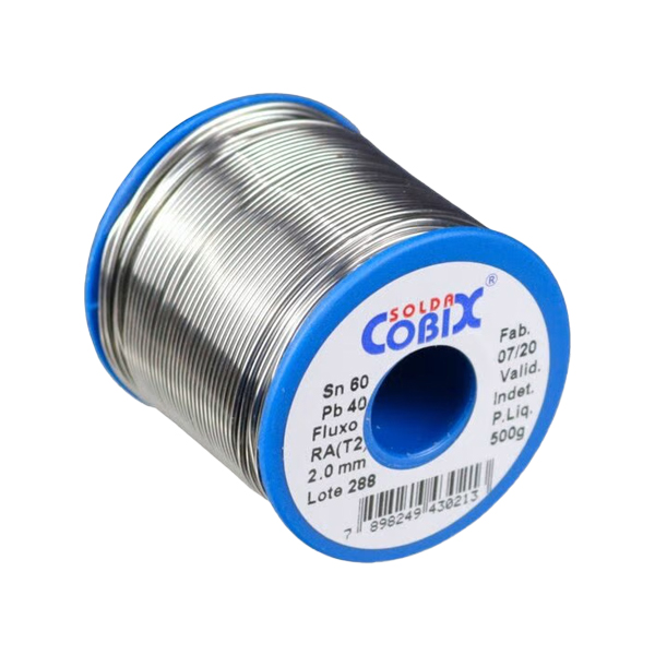 Estaño hilo 40% 2mm 500gr 33 mtr