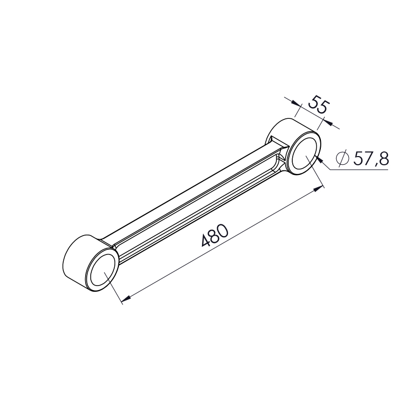 TENSOR FIJO RANDON 2000 DE 478MM LARGO THOR 1908-0                                                                                                    