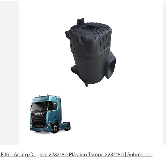 CARCAZA FILTRO AIRE SCANIA NTG OEM 2232180                                                                                                            