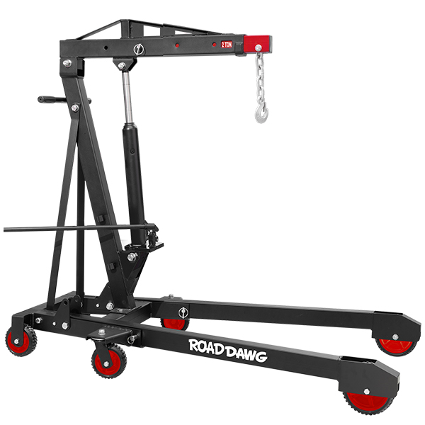 PLUMA MOTOR 2TON TODO TERRENO RUEDA GRANDE BIG RED                                                                                                    