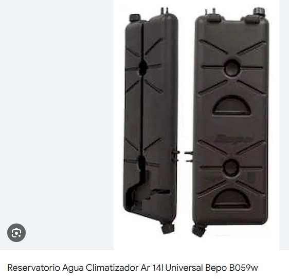 DEPOSITO AGUA CLIMATIZADOR BEPO 14 LTS PARA ESCALERA UNIVERSAL                                                                                        