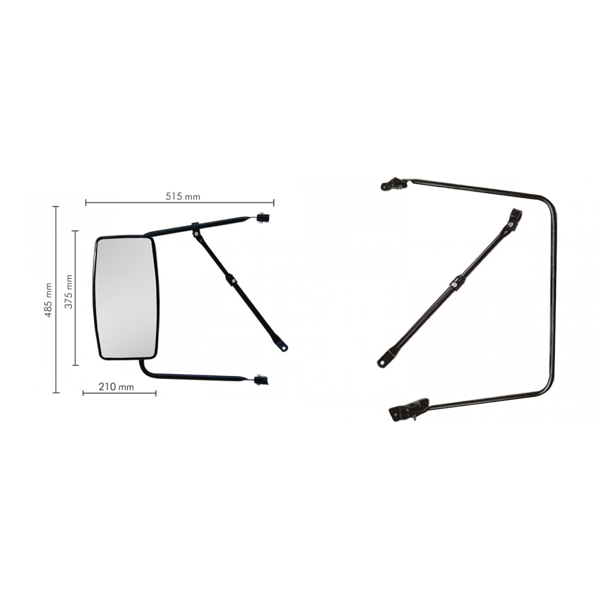 TENSOR SOPORTE ESPEJO MERCEDES 16MM C/U                                                                                                               