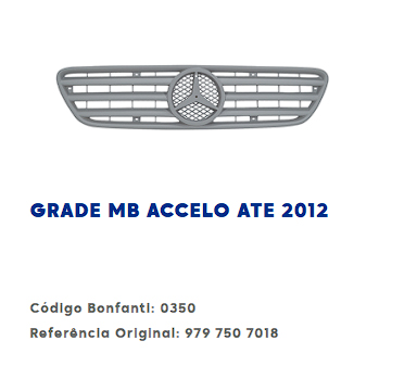 CARETA MERCEDES BENZ ACCELO HASTA 2012                                                                                                                