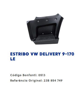 ESTRIBO VW DELIVERY 9-170 LADO IZQUIERDO                                                                                                              