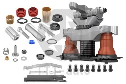 KIT COMPLETO REPARACION MORDAZA AFRIT DOS PISTONES