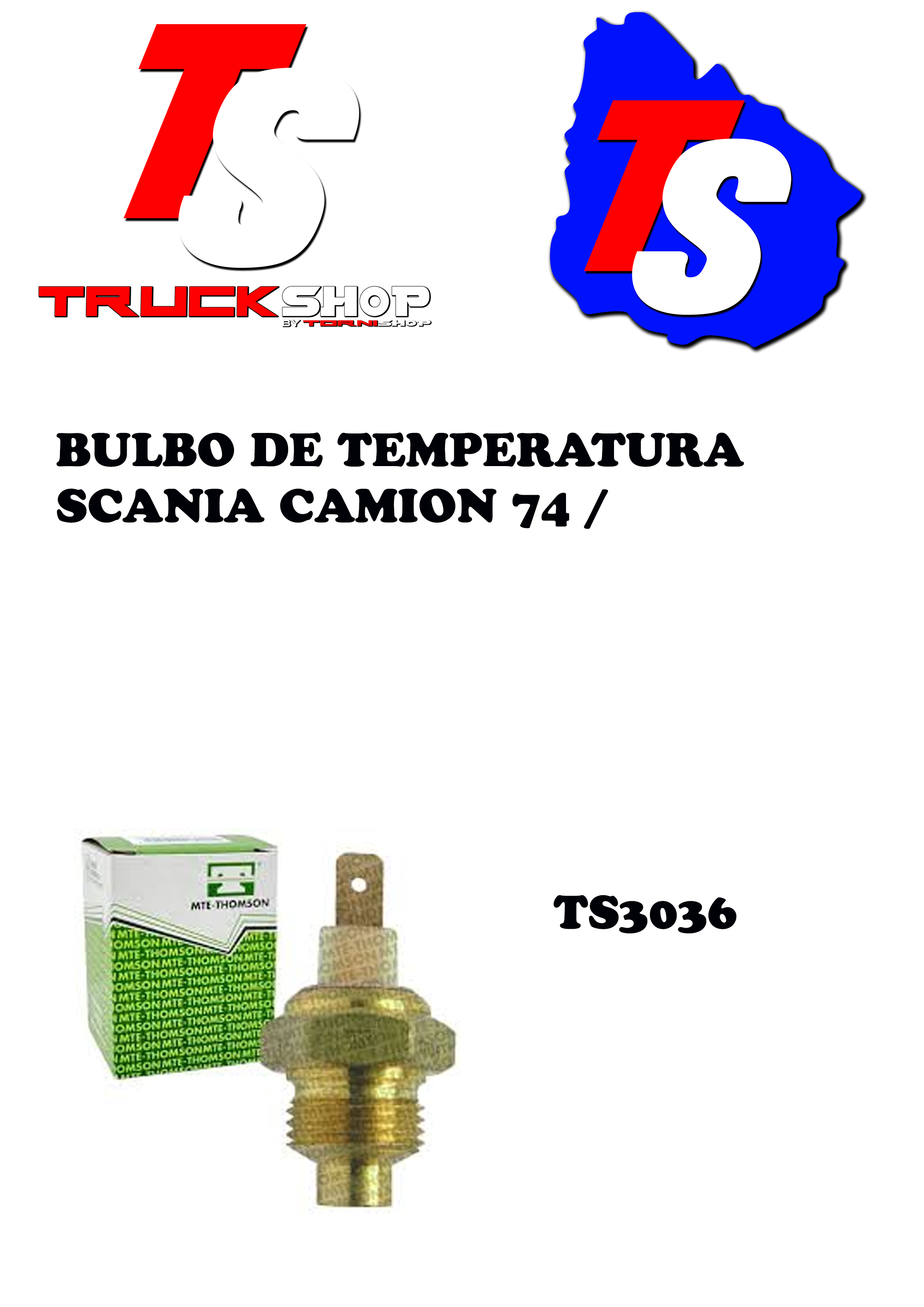 BULBO TEMPERATURA SCANIA 111/112                                                                                                                      