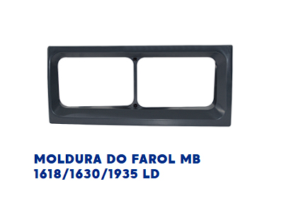 MOLDURA FAROL DOBLE MERCEDES BENZ 1618/1630/1935 LADO DERECHO                                                                                         