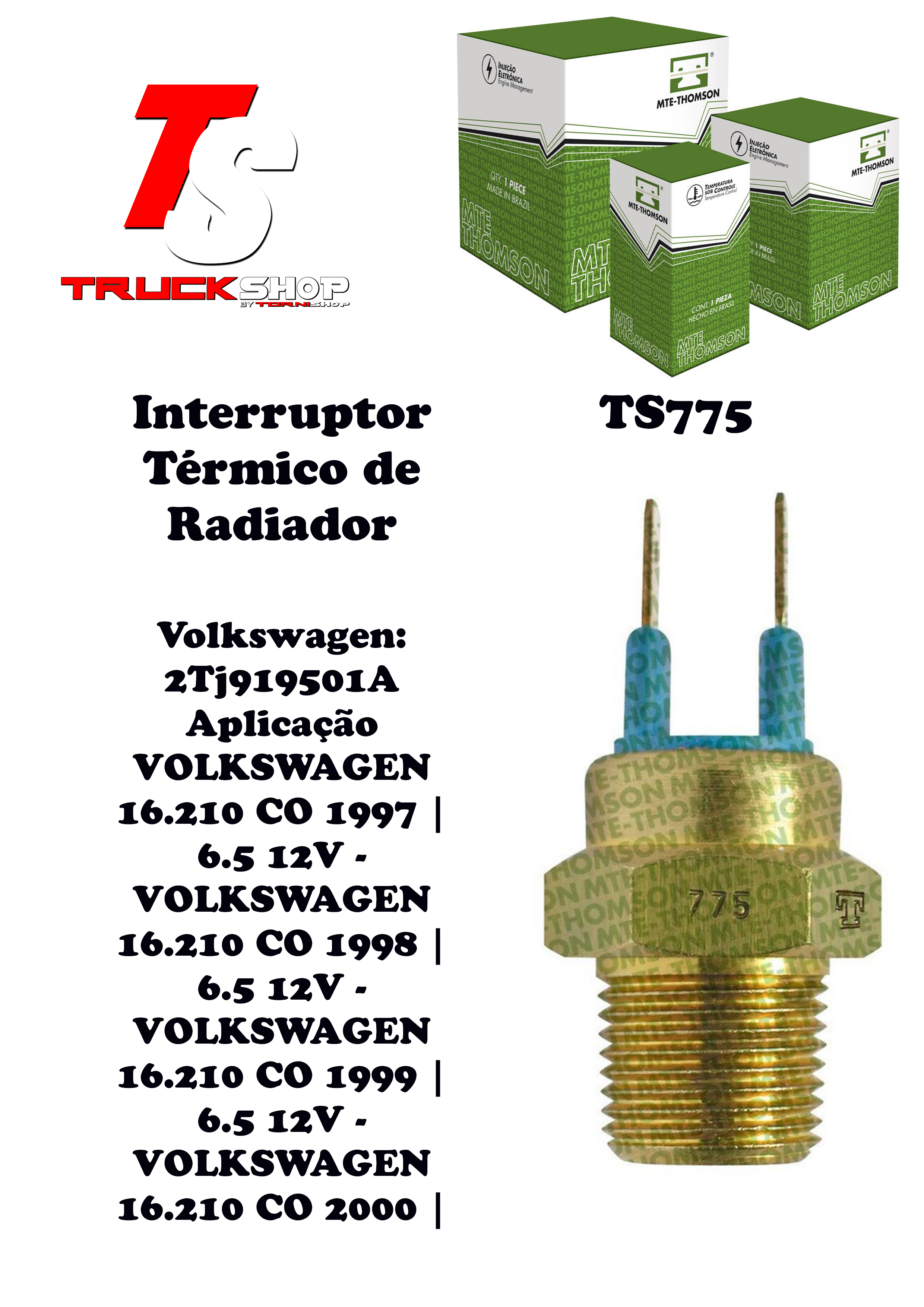 BULBO ELECTROVE. MWM X10 VW 17210/8150                                                                                                                