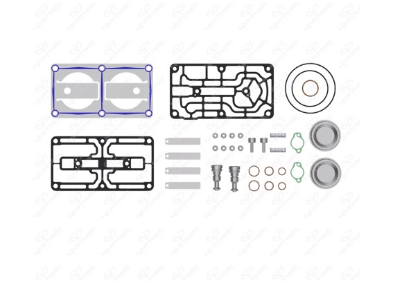 KIT REPARO COMPRESOR AIRE  SOLO JUNTAS SCANIA COMPRESOR T2792820