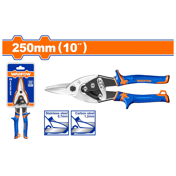 TIJERA PARA CHAPA 250MM 10 WADFOW                                                                                                                     