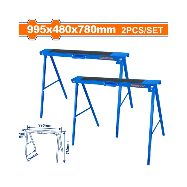 CABALLETE X2 UNIDADES 100KG WADFOW                                                                                                                    