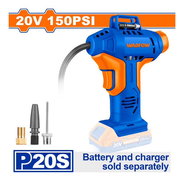 INFLADOR COMPRESOR 20V P20S 150PSI 10.5 BAR                                                                                                           