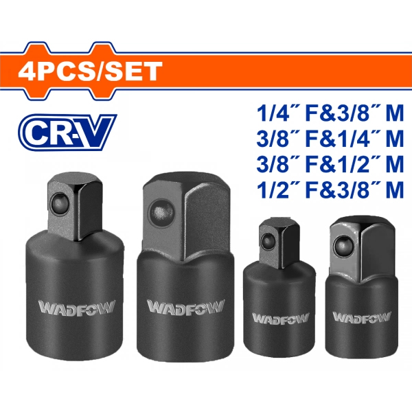 SET X 4 ADAPTADORES DADO IMPACTO WADFOW                                                                                                               