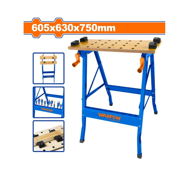 BANCO DE TRABAJO PLEGABLE 100KG WADFOW                                                                                                                